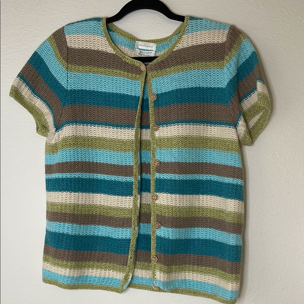 Christopher & banks crochet top